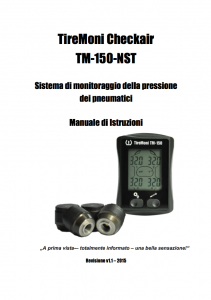 TireMoni Sistema di Controllo Pressione Pneumatici TM 260 Pacco Risparmio 